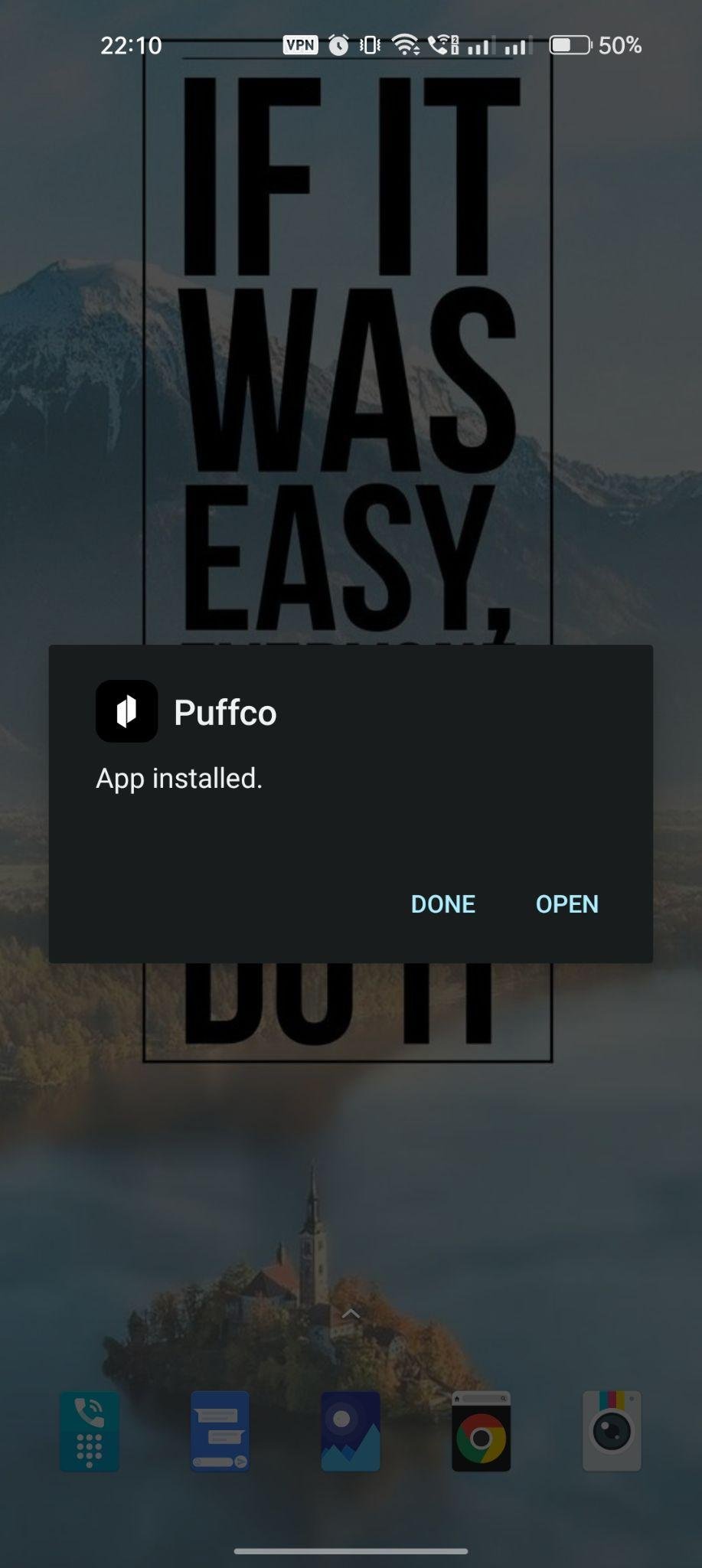 Puffco Connect apk installed