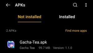 locate Gacha Tea for installation