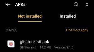 locate Gli Stockisti APK File for installation