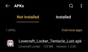 locate Lovecraft Locker for installation