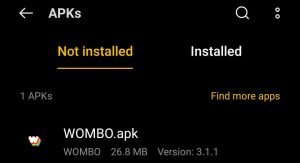 locate Wombo AI Mod for installation