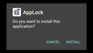install AppLock on your Android