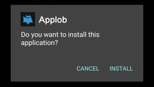 install AppLob on your Android