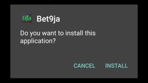 install Bet9ja APK on your Android