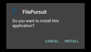 install FilePursuit on your Android