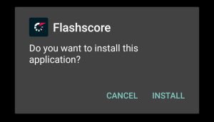 install FlashScore on your Android