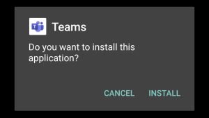 install Microsoft Teams on your Android