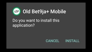 install Old Bet9ja Mobile Apk on your Android