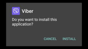 install Viber on your Android.