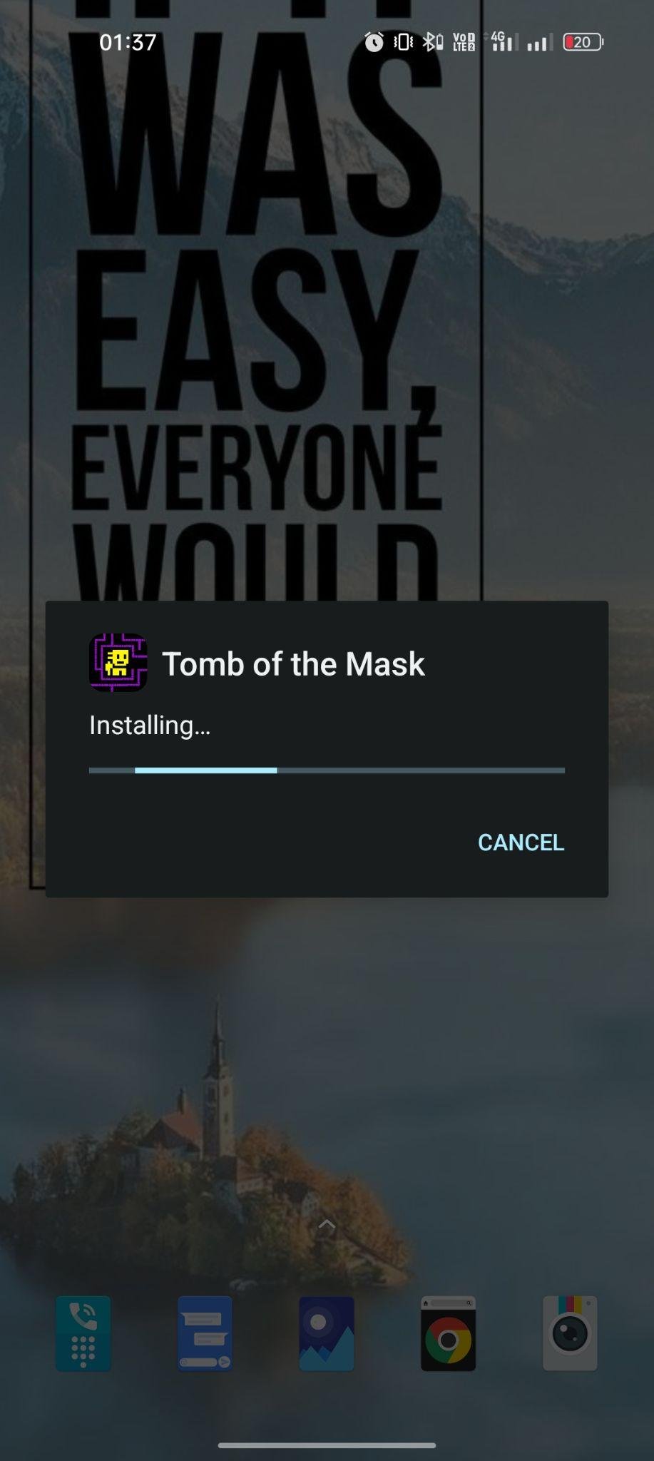 Tomb of the Mask apk installing