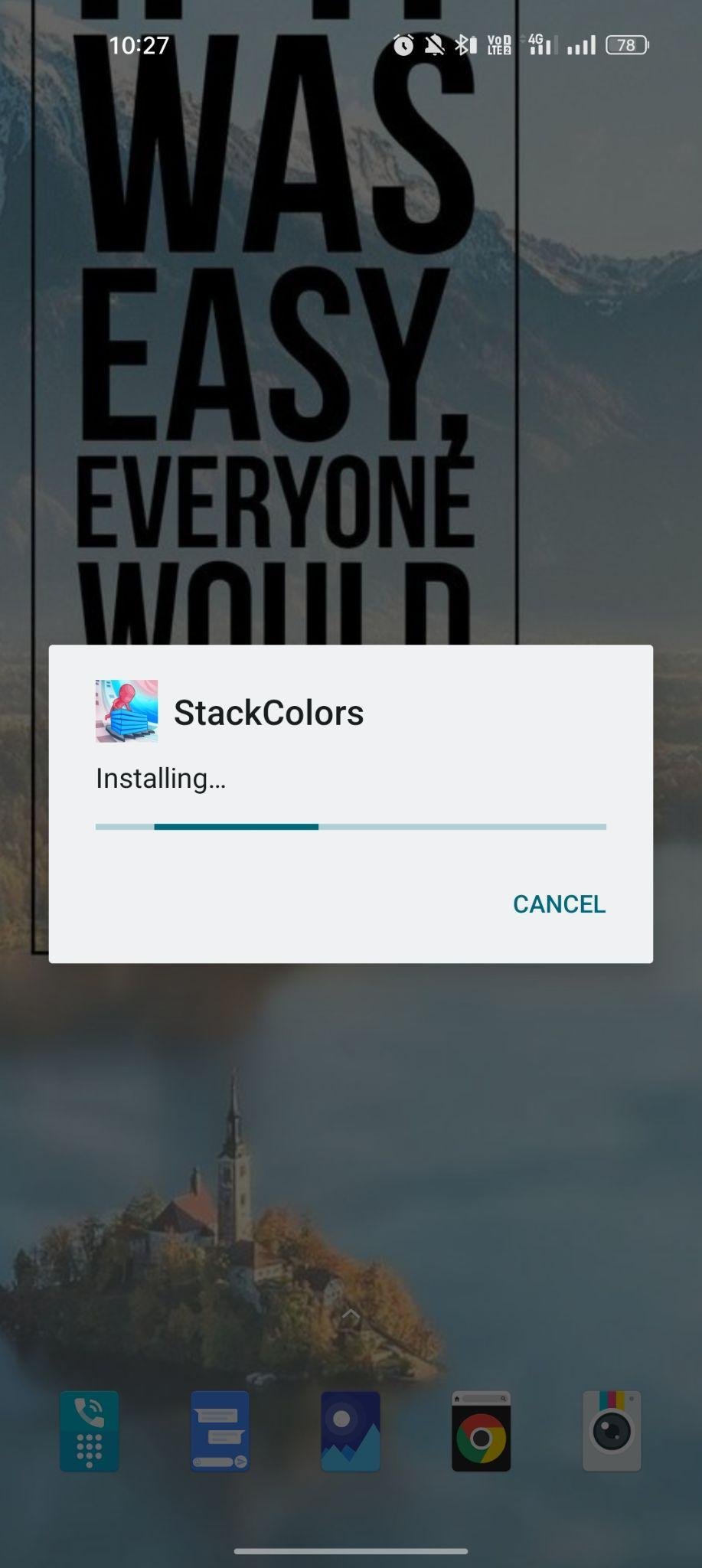 Stack Colors! apk installing