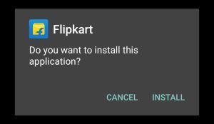 install Flipkart on your Android