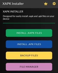 select install XAPK Files