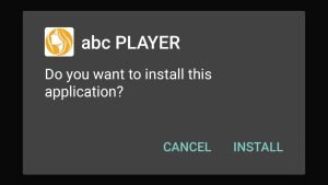 install abc PLAYER on your Android