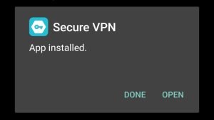 Secure VPN Mod successfully installed