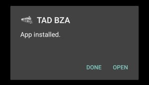 TAD VIJAYAWADA successfully installed