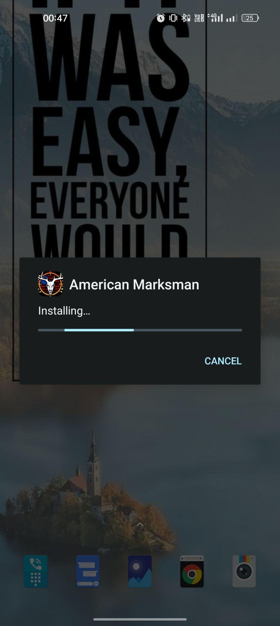 American Marksman apk installing