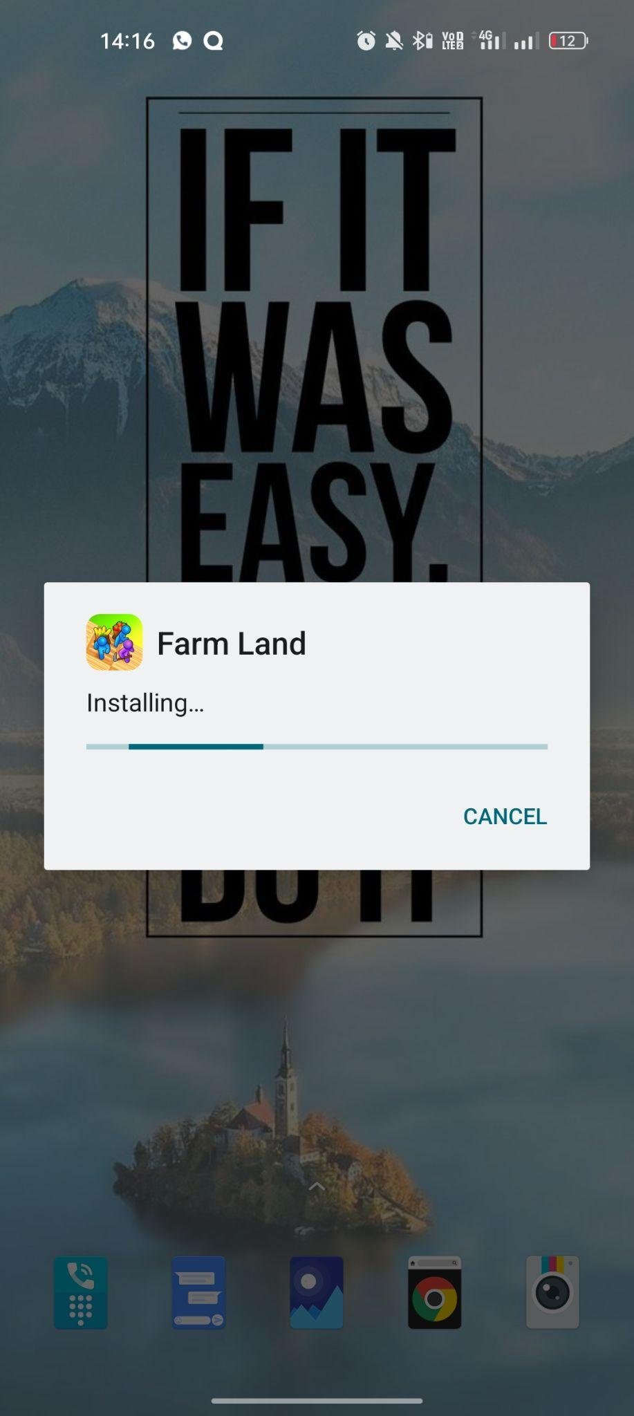 Farm Land apk installing