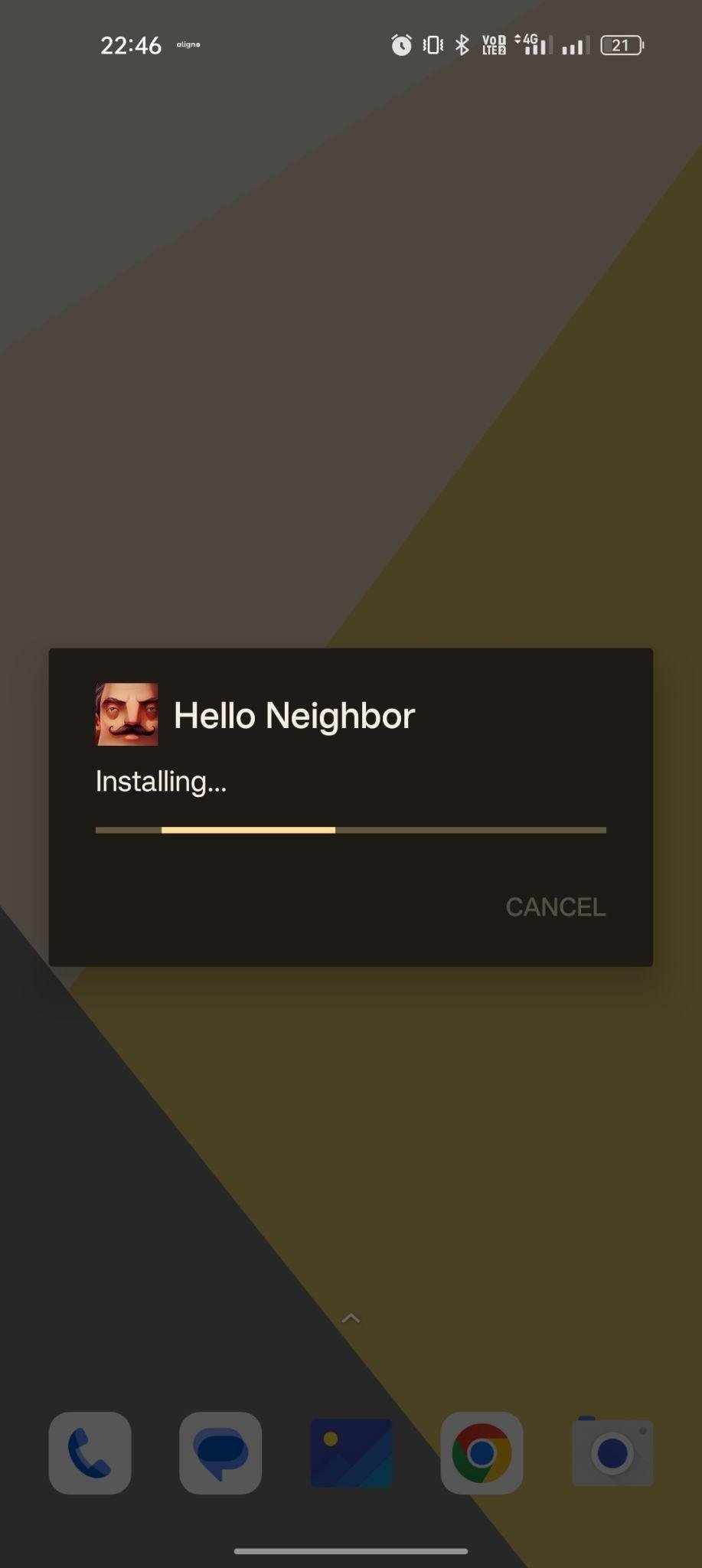 Hello Neighbor apk installing