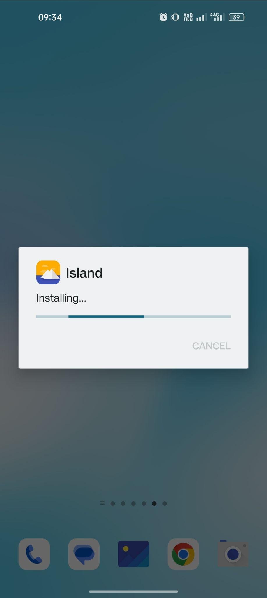Island apk installing