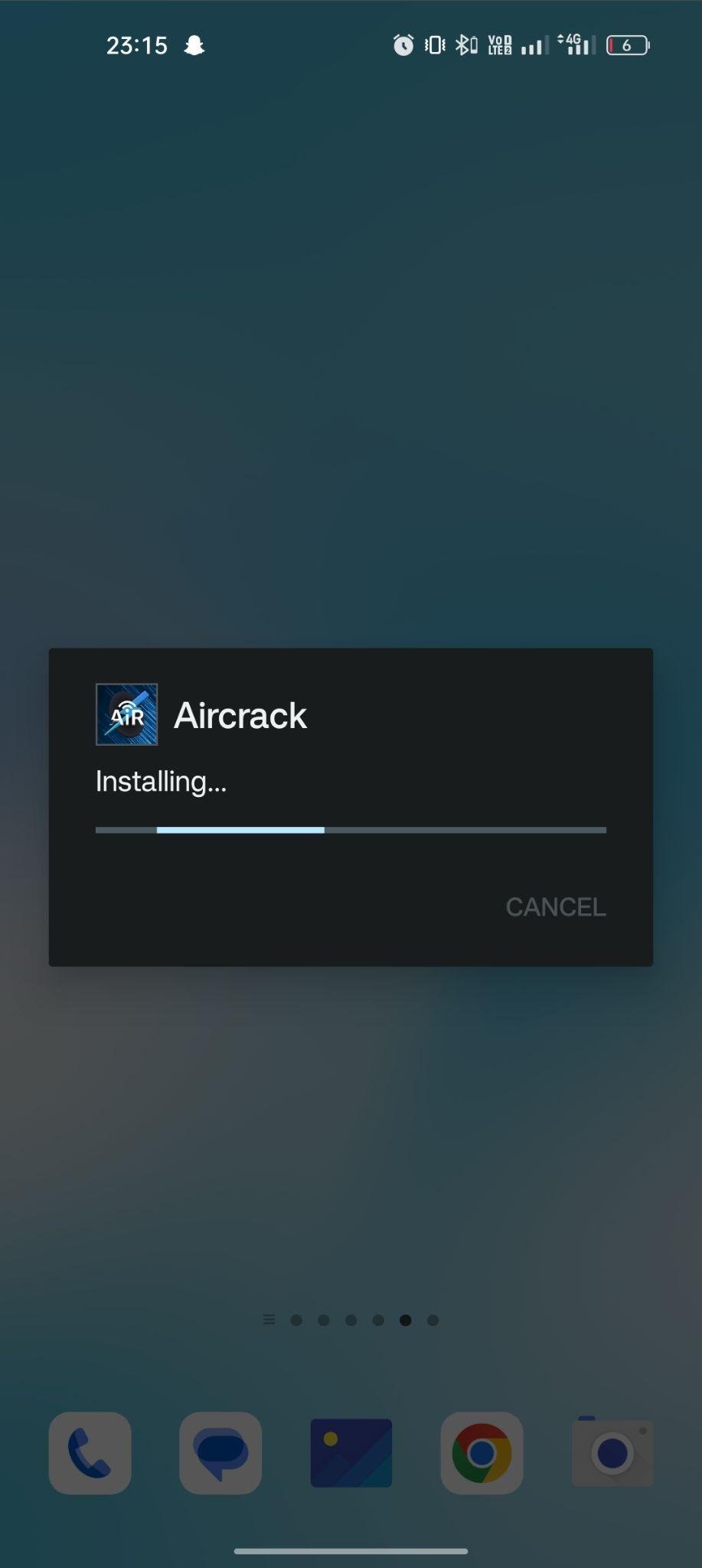AirCrack apk installing