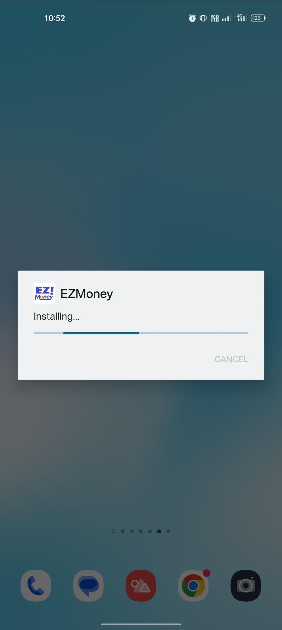 EZMoney apk installing
