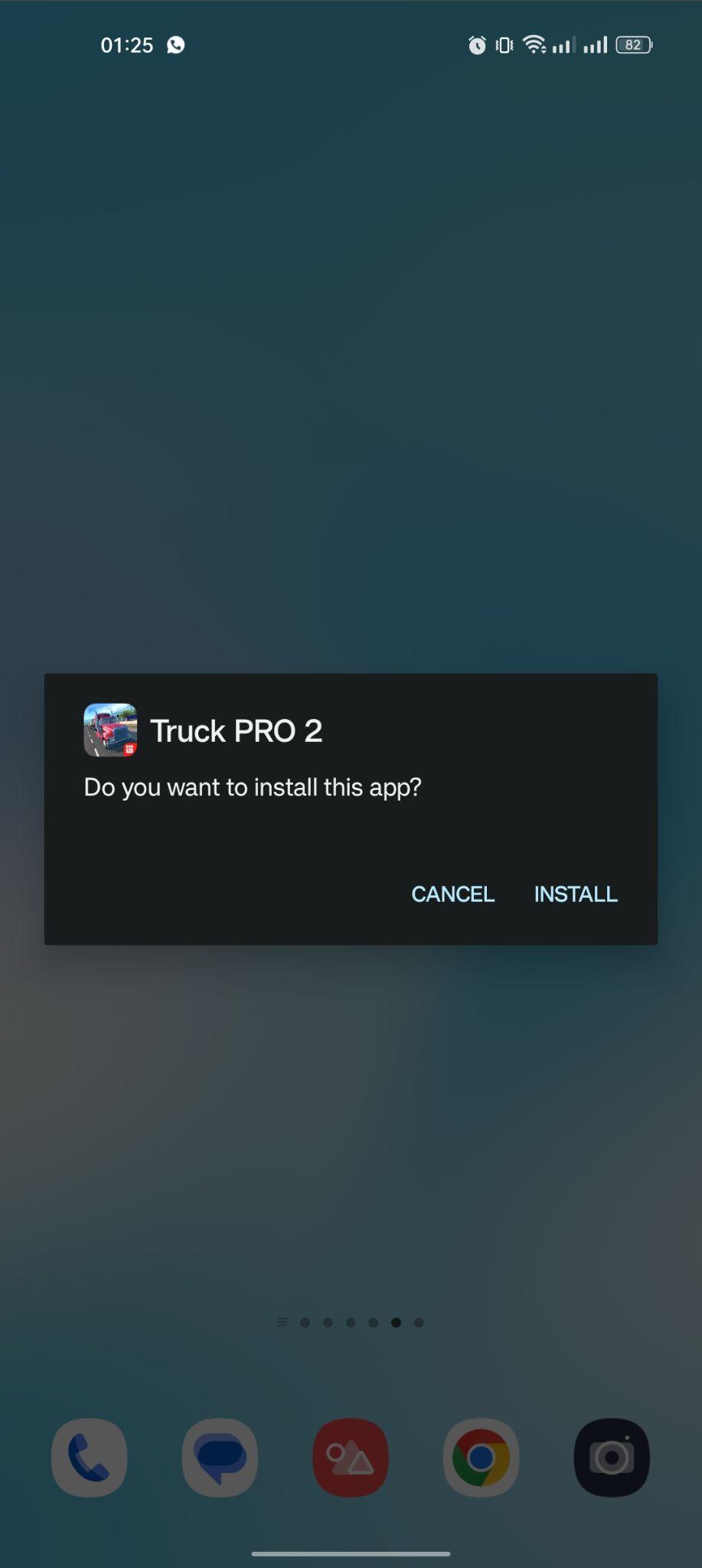 click on install
