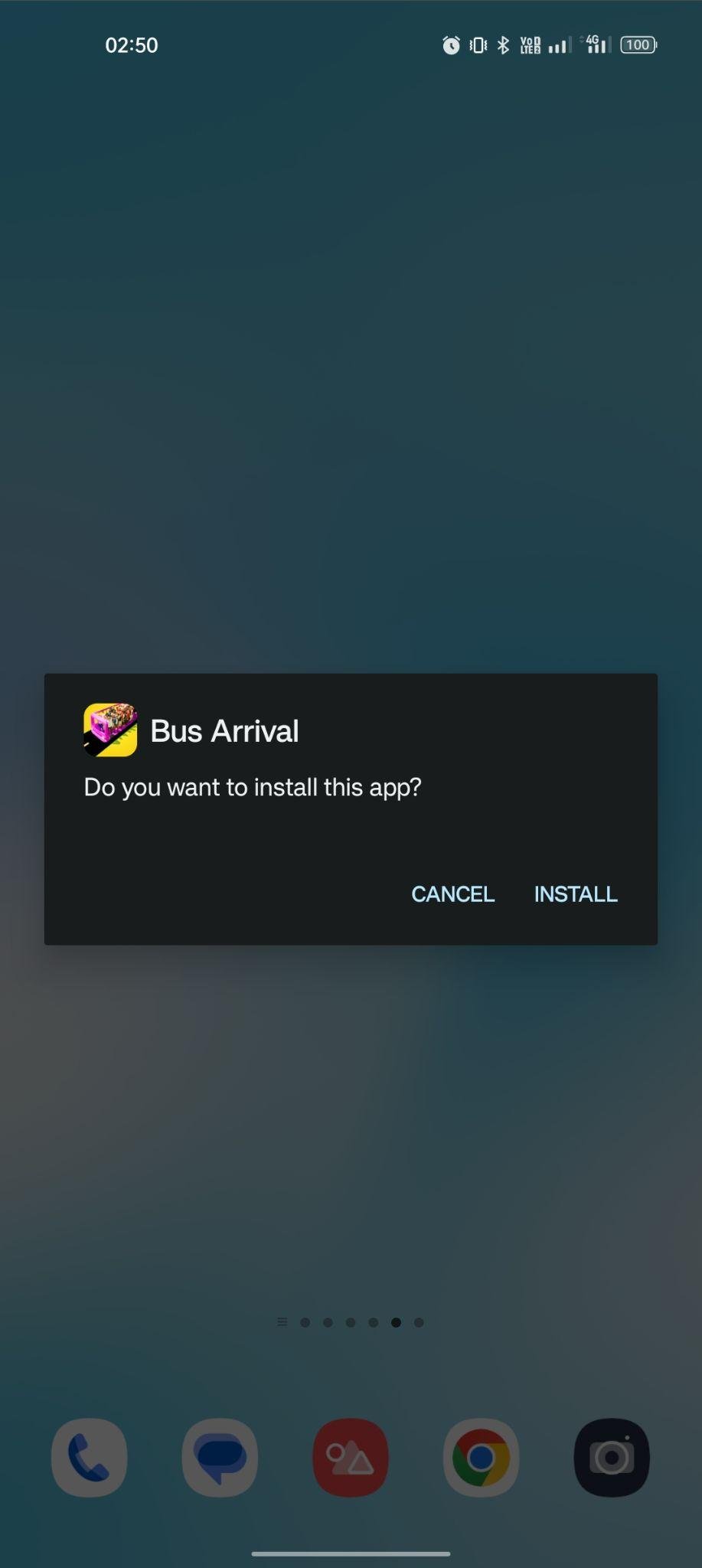 click on install