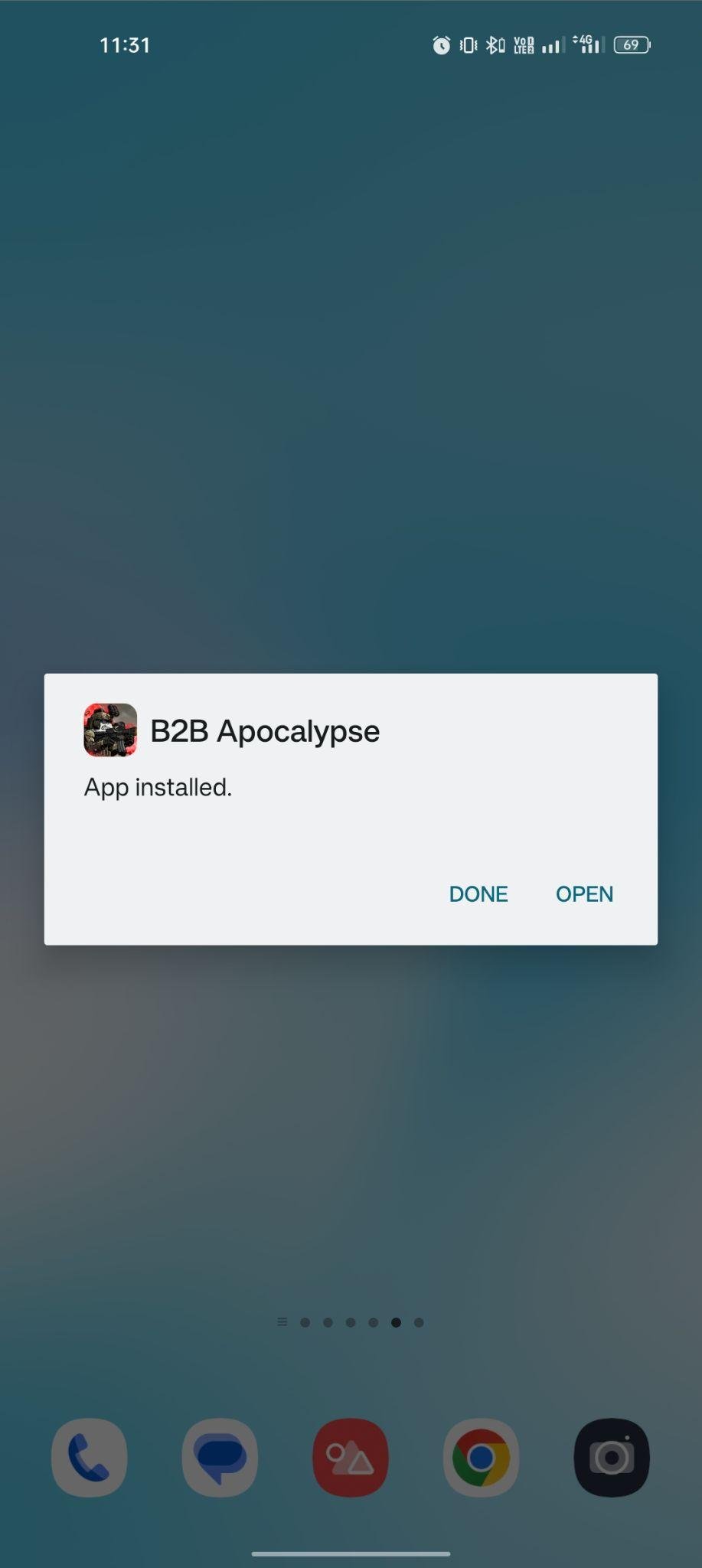 Bad 2 Bad Apocalypse apk installed