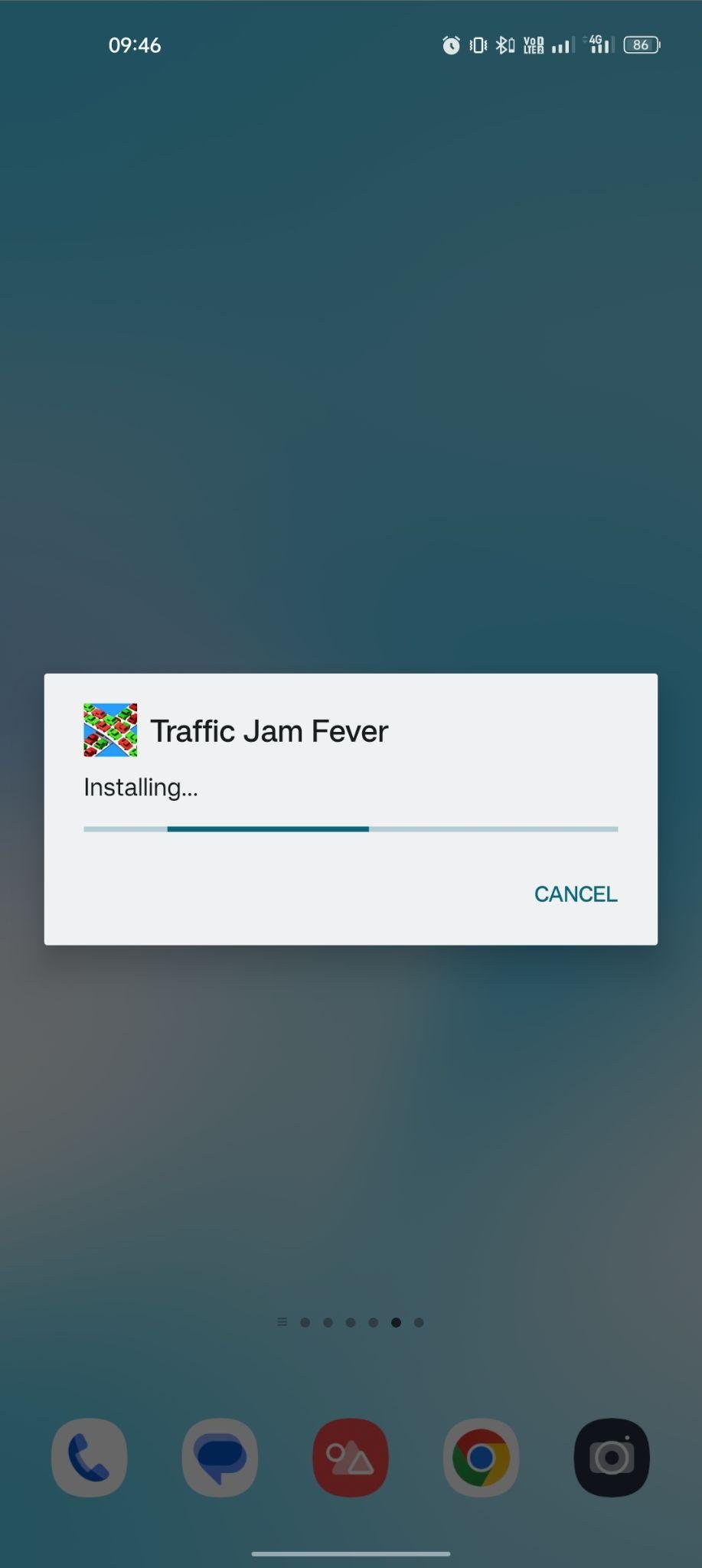 Traffic Jam Fever apk installing