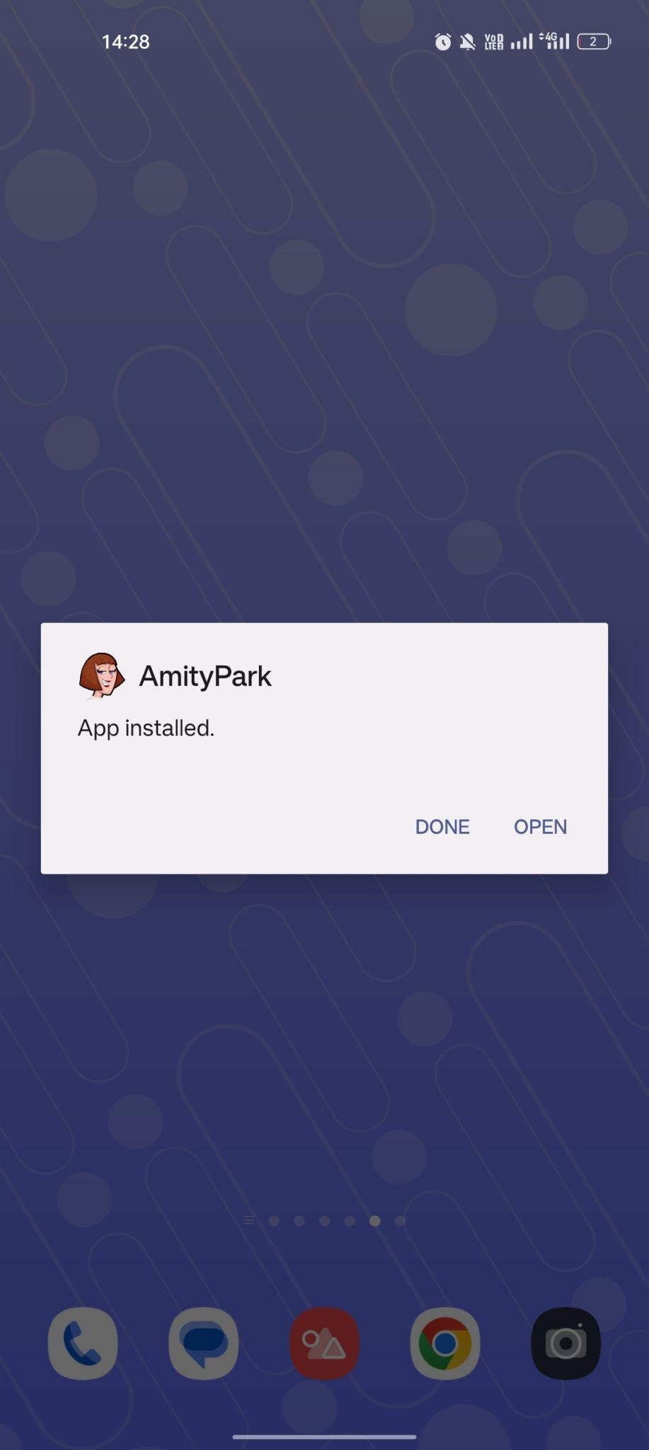 Amity Park apk installed