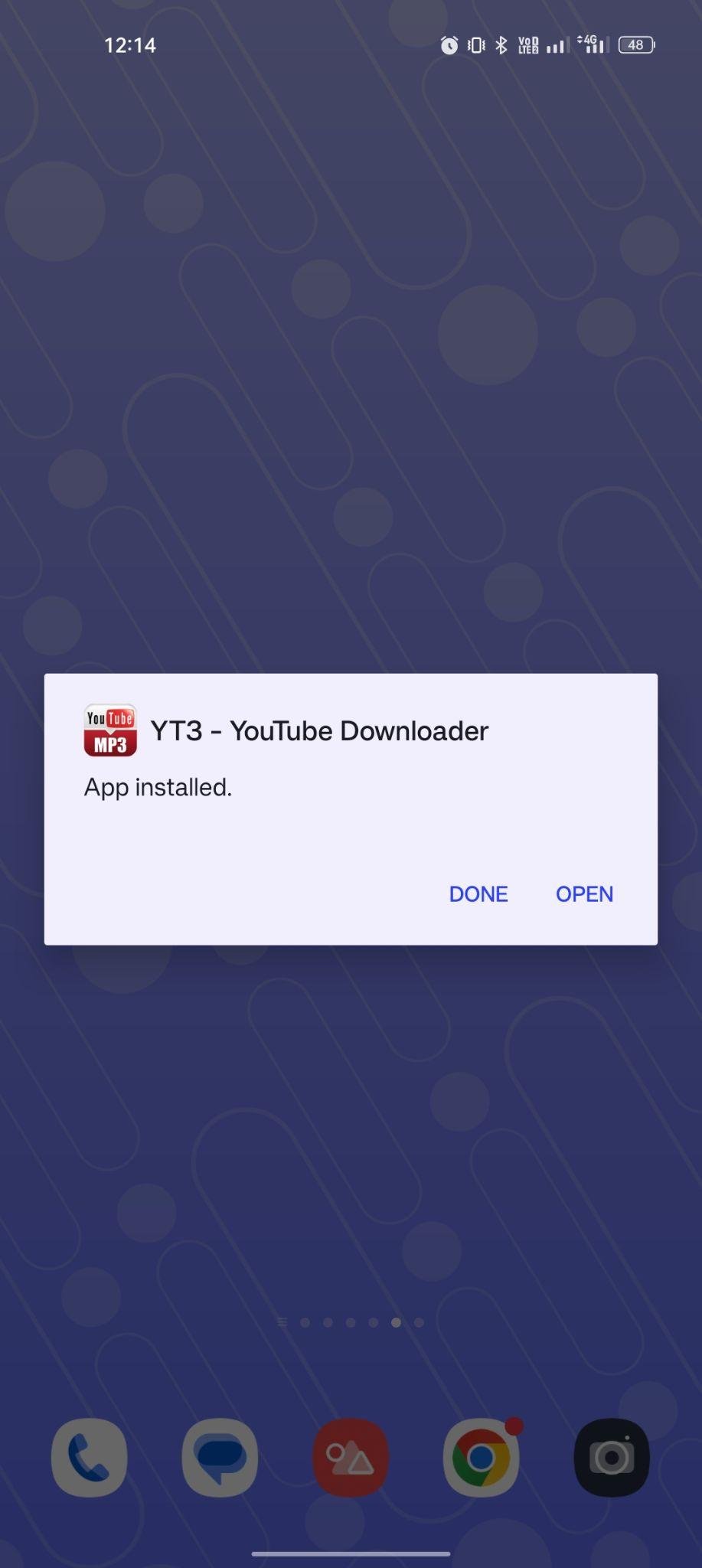 YT3 Music Downloader apk installed