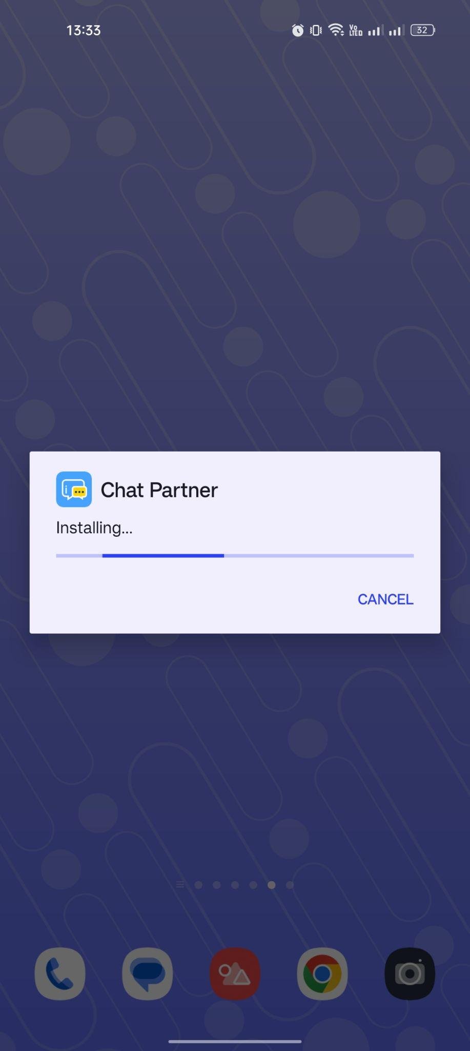Chat Partner apk installing