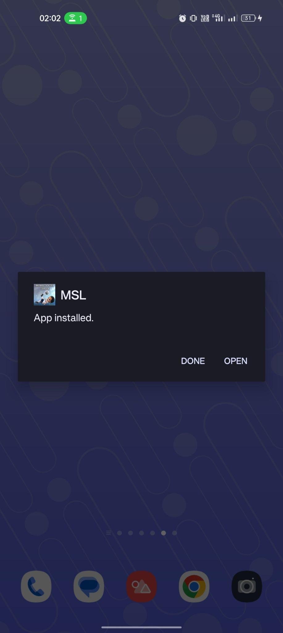 MSL apk installed