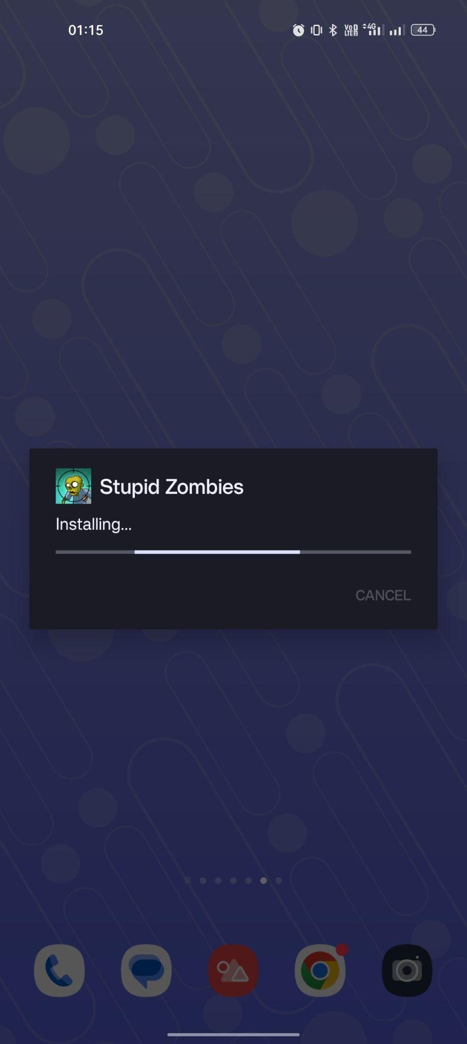 Stupid Zombies apk installing