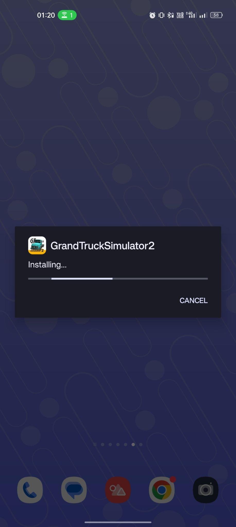 Grand Truck Simulator 2 apk installing