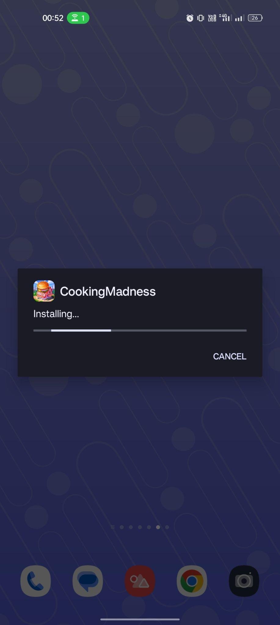 Cooking Madness apk installing