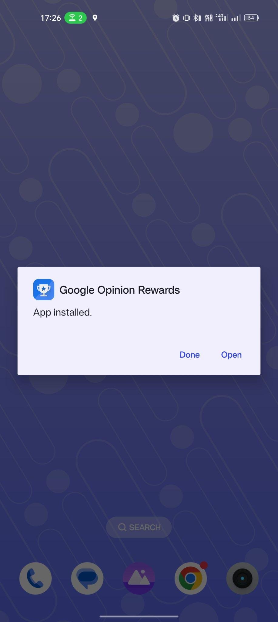 Google Opinion Rewards apk installed