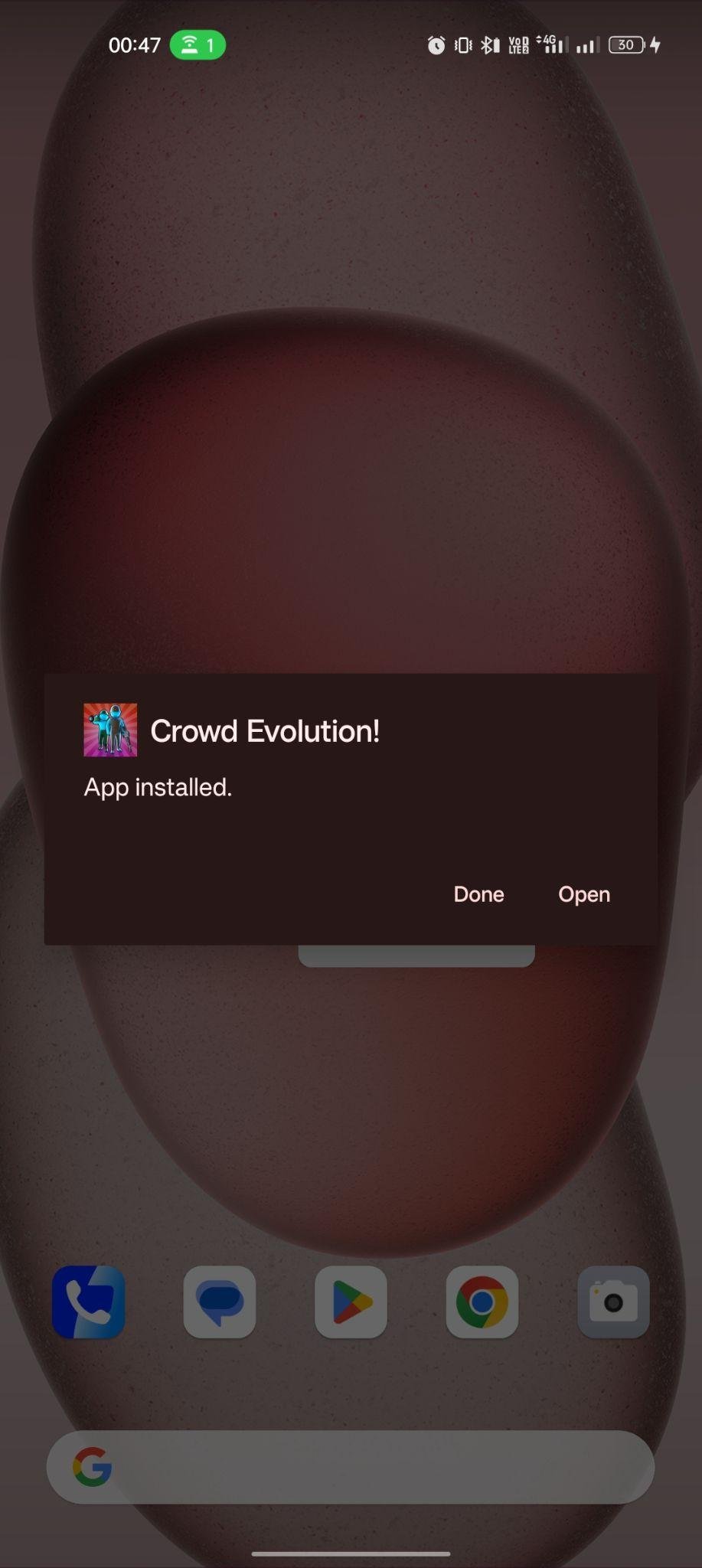 Crowd Evolution! apk installed