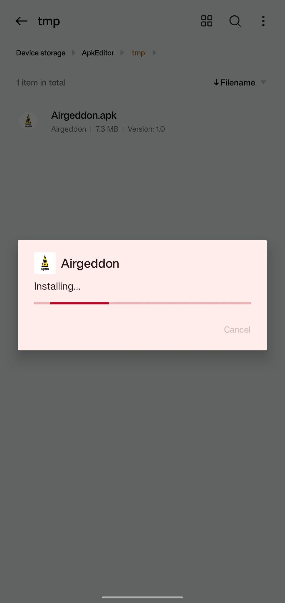 Airgeddon apk installing