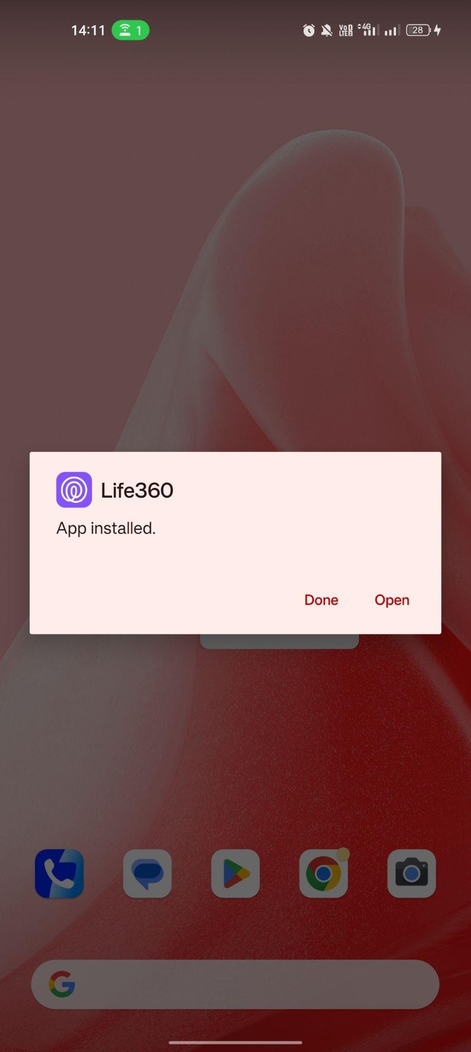 Life360 apk installed