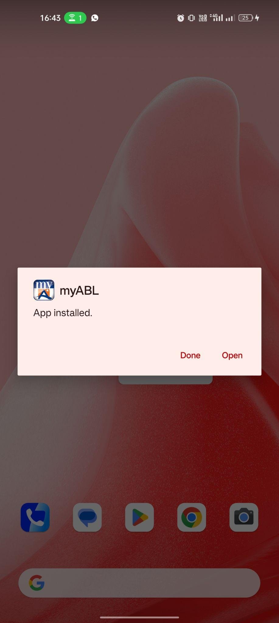 myABL APK apk installed