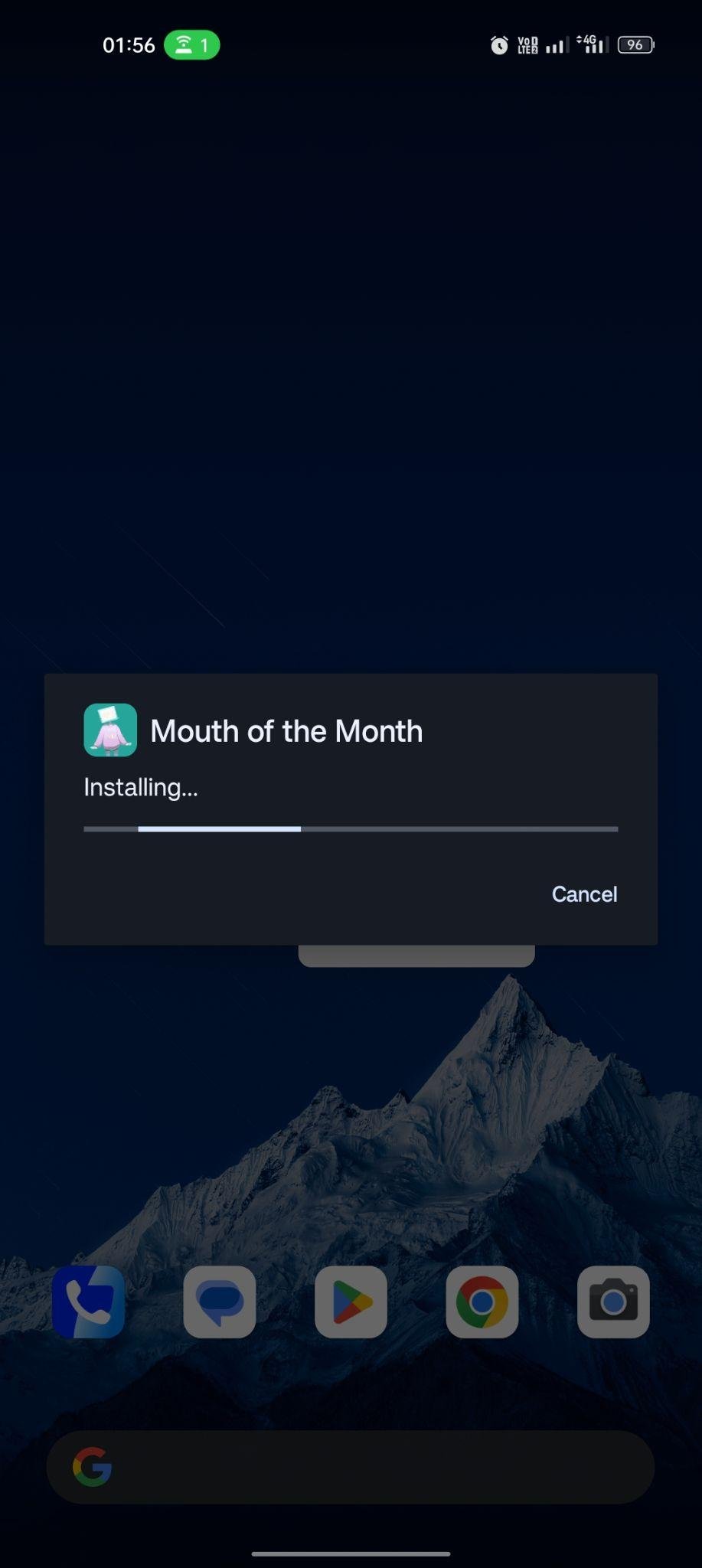 Mouth of the Month apk installing