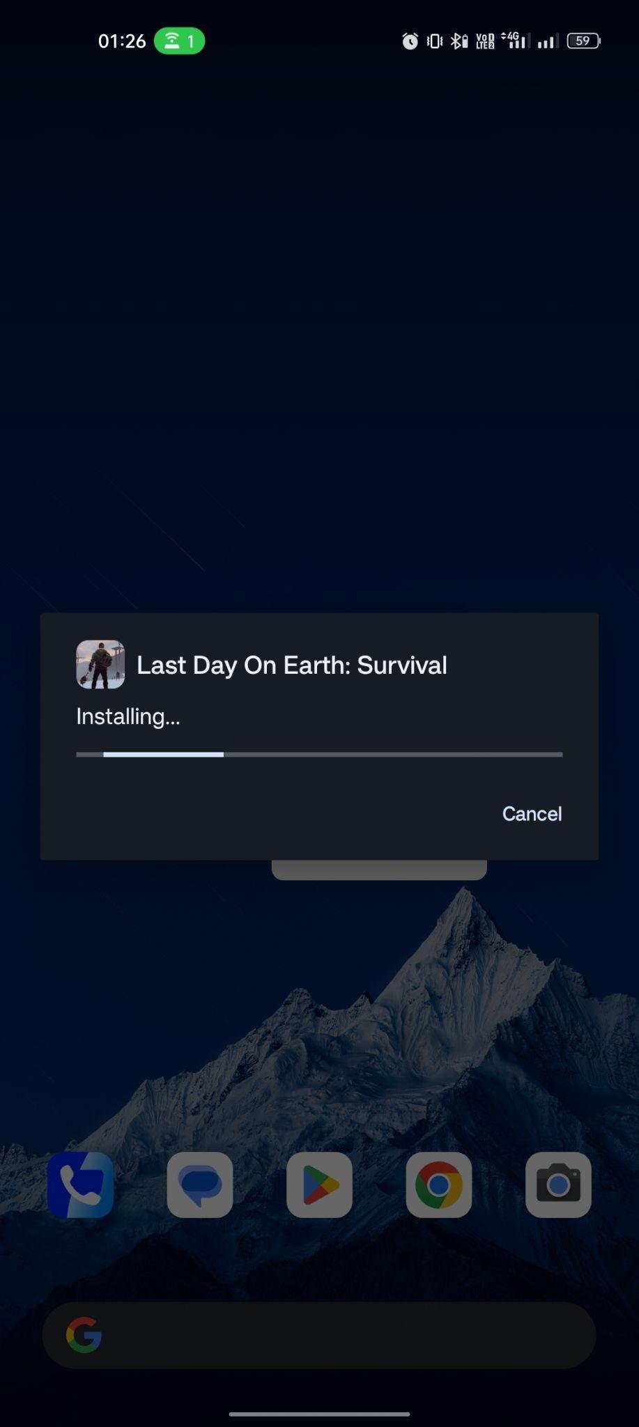 Last Day on Earth apk installing