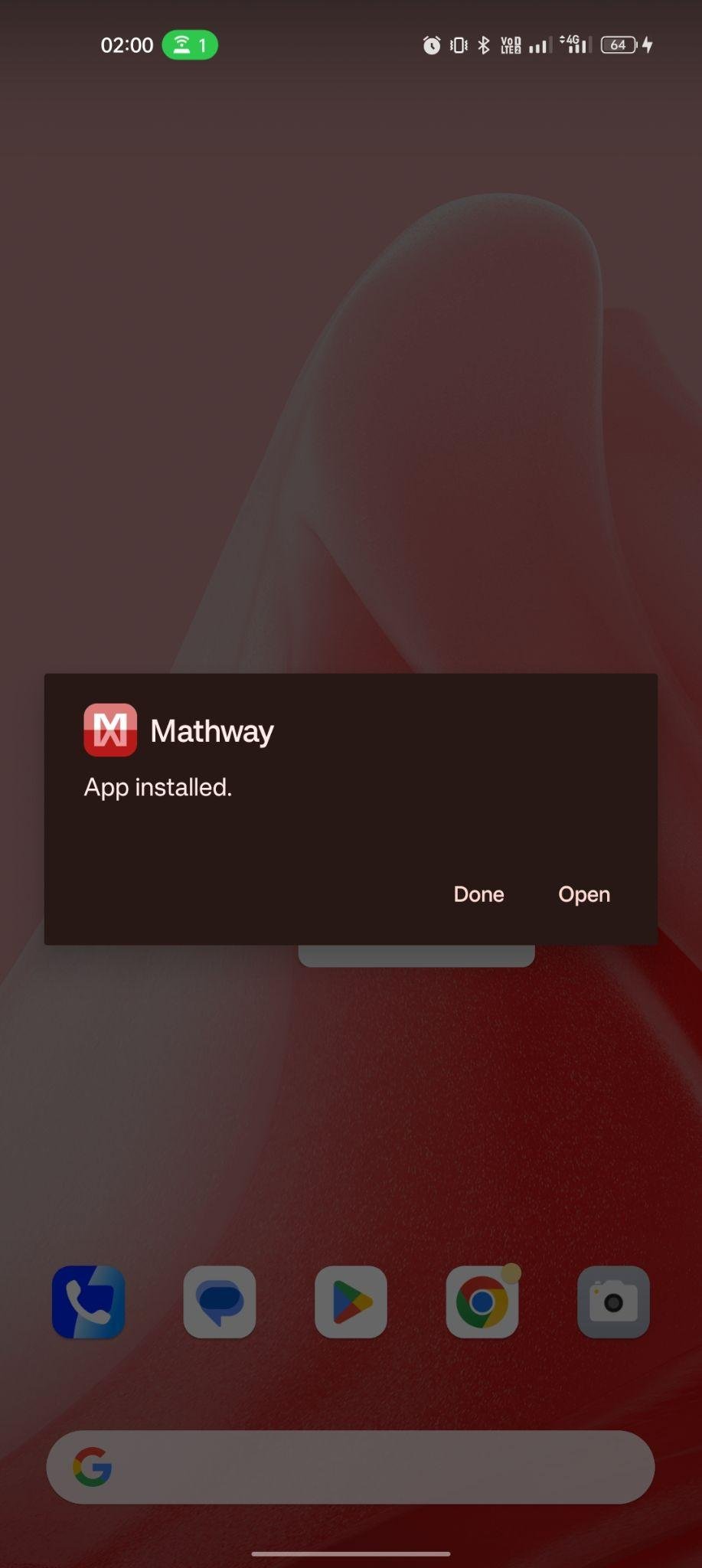 Mathway apk installed