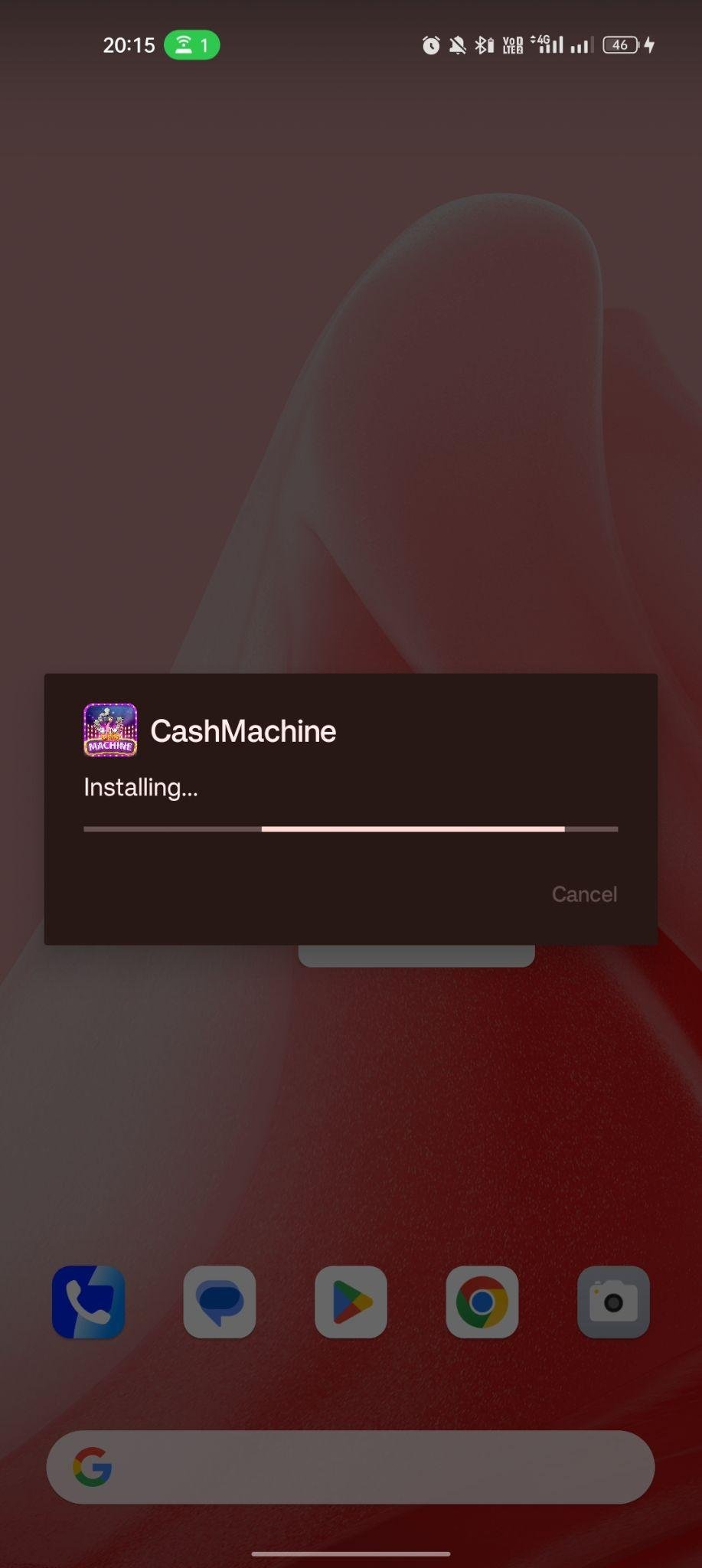 Cash Machine 777 apk installing