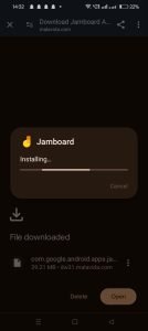 Jamboard apk installing