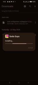 Soda Guys apk installing