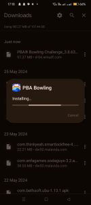 PBA Bowling Challenge apk installing