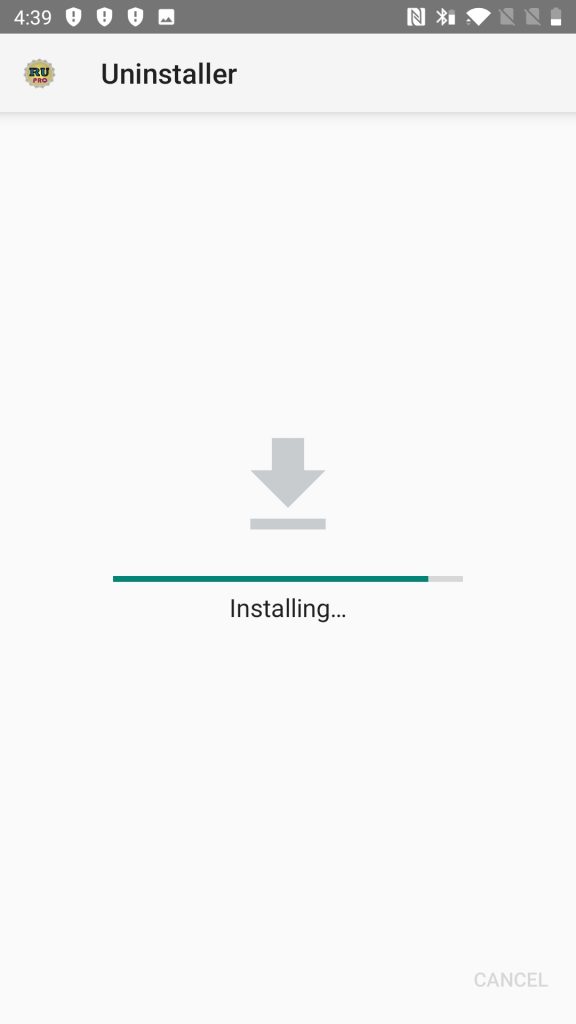 Root Uninstaller Installing